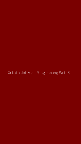 Tampilan Antarmuka Aplikasi Xrtotoslot Alat Pengembang Web - 3