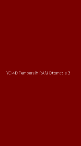 Tampilan Antarmuka Aplikasi Yoi4d Pembersih Ram Otomatis - 3