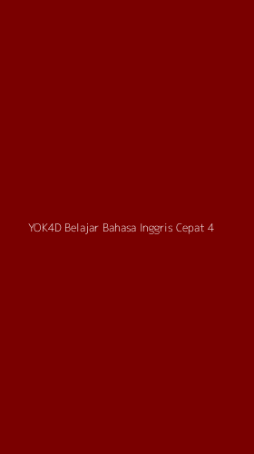 Tampilan Antarmuka Aplikasi Yok4d Belajar Bahasa Inggris Cepat - 4