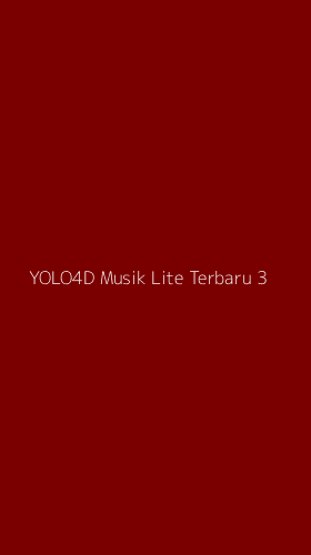 Tampilan Antarmuka Aplikasi Yolo4d Musik Lite Terbaru - 3