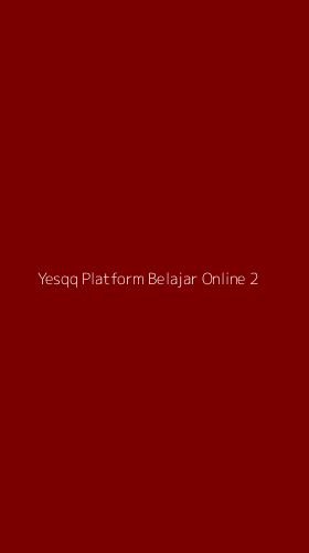 Tampilan Antarmuka Aplikasi Yesqq Platform Belajar Online - 2