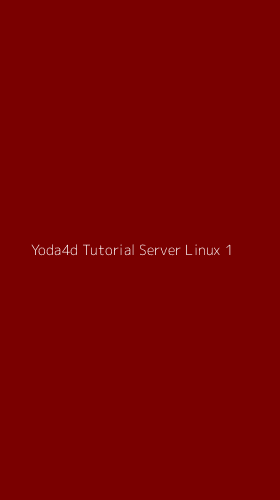 Tampilan Antarmuka Aplikasi Yoda4d Tutorial Server Linux - 1