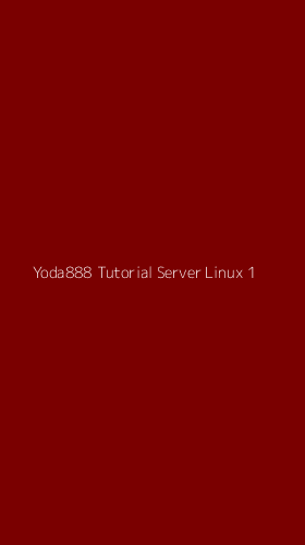 Tampilan Antarmuka Aplikasi Yoda888 Tutorial Server Linux - 1