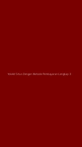 Tampilan Antarmuka Aplikasi Yok4d Situs Dengan Metode Pembayaran Lengkap - 3