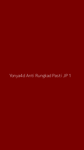 Tampilan Antarmuka Aplikasi Yonya4d Anti Rungkad Pasti Jp - 1