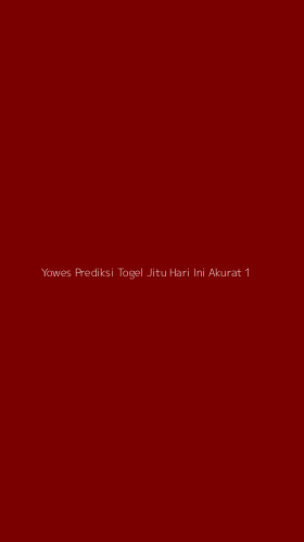 Tampilan Antarmuka Aplikasi Yowes Prediksi Togel Jitu Hari Ini Akurat - 1