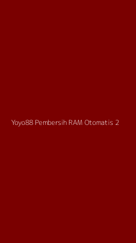Tampilan Antarmuka Aplikasi Yoyo88 Pembersih Ram Otomatis - 2