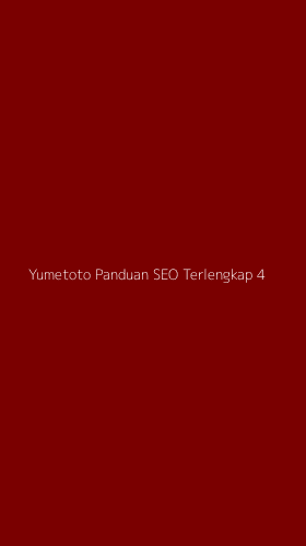 Tampilan Antarmuka Aplikasi Yumetoto Panduan Seo Terlengkap - 4