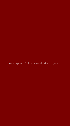 Tampilan Antarmuka Aplikasi Yunanipools Aplikasi Pendidikan Lite - 3