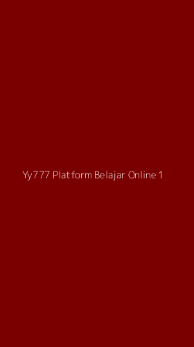 Tampilan Antarmuka Aplikasi Yy777 Platform Belajar Online - 1