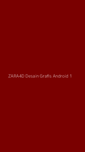 Tampilan Antarmuka Aplikasi Zara4d Desain Grafis Android - 1