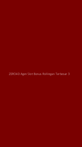 Tampilan Antarmuka Aplikasi Zero4d Agen Slot Bonus Rollingan Terbesar - 3