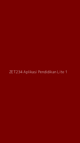 Tampilan Antarmuka Aplikasi Zet234 Aplikasi Pendidikan Lite - 1