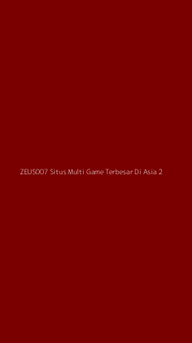 Tampilan Antarmuka Aplikasi Zeus007 Situs Multi Game Terbesar Di Asia - 2