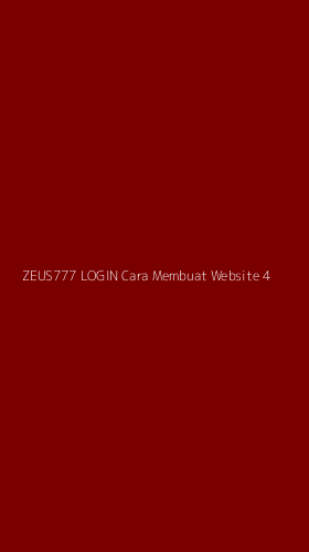 Tampilan Antarmuka Aplikasi Zeus777 Login Cara Membuat Website - 4