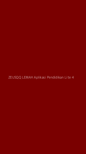 Tampilan Antarmuka Aplikasi Zeusqq Lemah Aplikasi Pendidikan Lite - 4