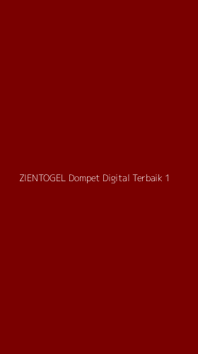 Tampilan Antarmuka Aplikasi Zientogel Dompet Digital Terbaik - 1