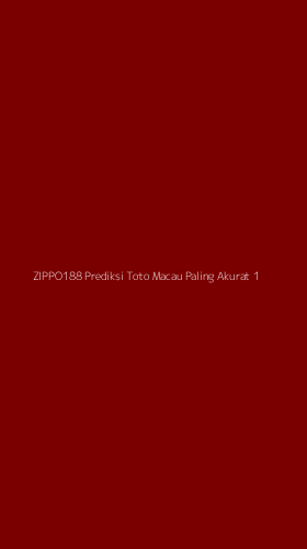 Tampilan Antarmuka Aplikasi Zippo188 Prediksi Toto Macau Paling Akurat - 1