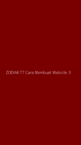 Tampilan Antarmuka Aplikasi Zodiak77 Cara Membuat Website - 3