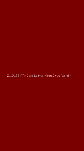 Tampilan Antarmuka Aplikasi Zoom88 Rtp Cara Daftar Akun Situs Resmi - 4