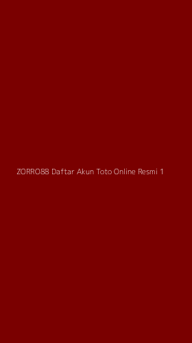 Tampilan Antarmuka Aplikasi Zorro88 Daftar Akun Toto Online Resmi - 1