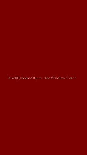 Tampilan Antarmuka Aplikasi Zoyaqq Panduan Deposit Dan Withdraw Kilat - 2