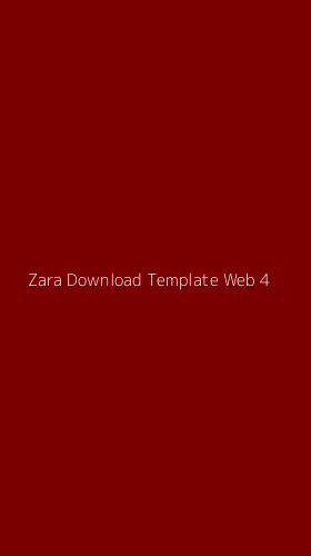 Tampilan Antarmuka Aplikasi Zara Download Template Web - 4