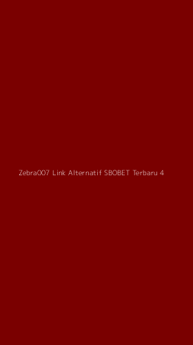 Tampilan Antarmuka Aplikasi Zebra007 Link Alternatif Sbobet Terbaru - 4