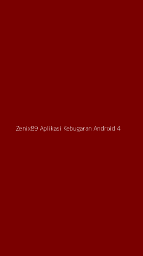 Tampilan Antarmuka Aplikasi Zenix89 Aplikasi Kebugaran Android - 4