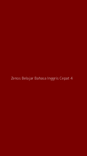 Tampilan Antarmuka Aplikasi Zenos Belajar Bahasa Inggris Cepat - 4