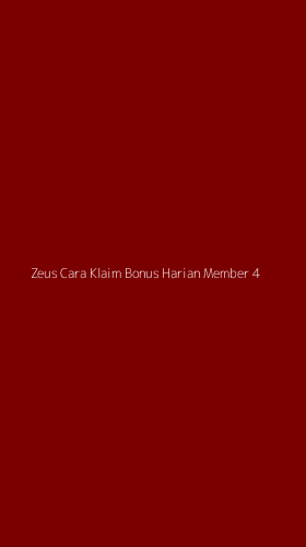 Tampilan Antarmuka Aplikasi Zeus Cara Klaim Bonus Harian Member - 4