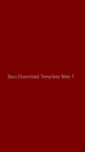Tampilan Antarmuka Aplikasi Zeus Download Template Web - 1