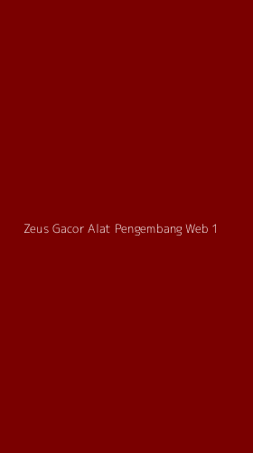 Tampilan Antarmuka Aplikasi Zeus Gacor Alat Pengembang Web - 1