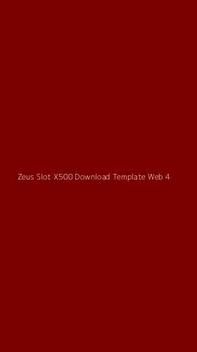 Tampilan Antarmuka Aplikasi Zeus Slot X500 Download Template Web - 4