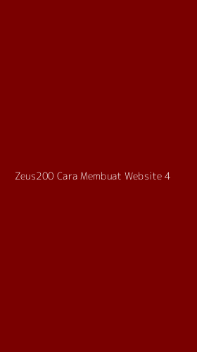 Tampilan Antarmuka Aplikasi Zeus200 Cara Membuat Website - 4