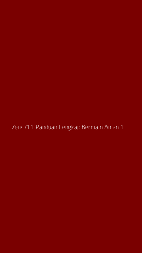 Tampilan Antarmuka Aplikasi Zeus711 Panduan Lengkap Bermain Aman - 1