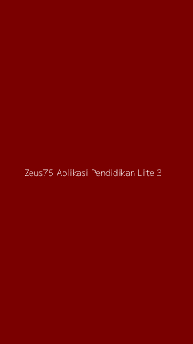 Tampilan Antarmuka Aplikasi Zeus75 Aplikasi Pendidikan Lite - 3