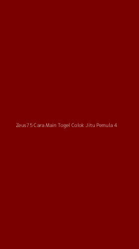 Tampilan Antarmuka Aplikasi Zeus75 Cara Main Togel Colok Jitu Pemula - 4