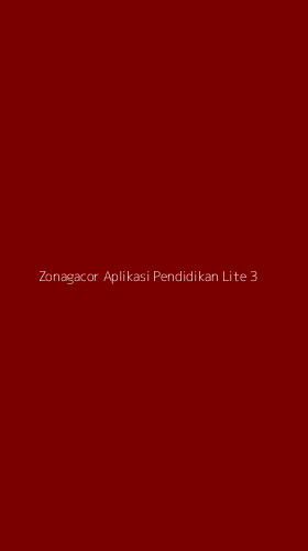 Tampilan Antarmuka Aplikasi Zonagacor Aplikasi Pendidikan Lite - 3