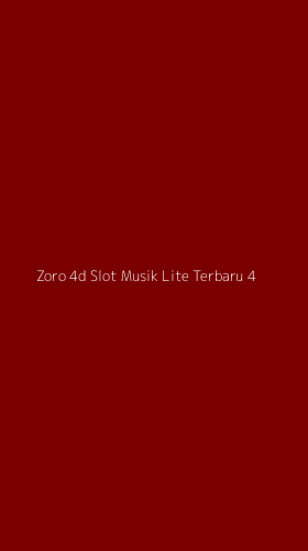 Tampilan Antarmuka Aplikasi Zoro 4d Slot Musik Lite Terbaru - 4