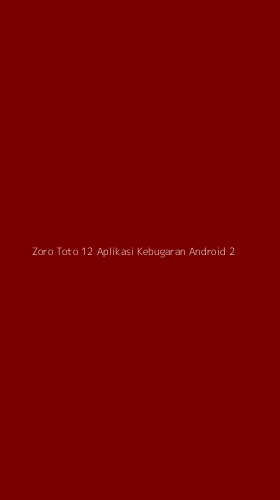 Tampilan Antarmuka Aplikasi Zoro Toto 12 Aplikasi Kebugaran Android - 2