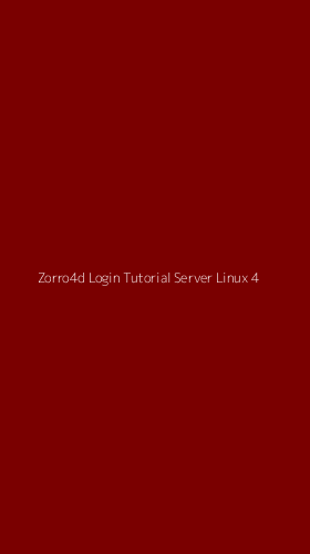 Tampilan Antarmuka Aplikasi Zorro4d Login Tutorial Server Linux - 4