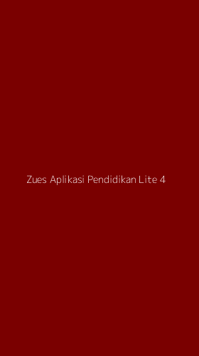 Tampilan Antarmuka Aplikasi Zues Aplikasi Pendidikan Lite - 4