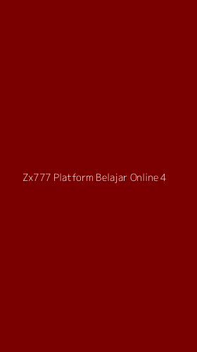 Tampilan Antarmuka Aplikasi Zx777 Platform Belajar Online - 4