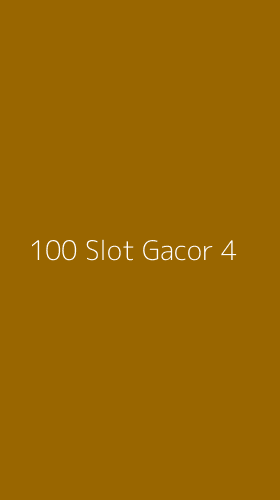 Tampilan Antarmuka Aplikasi 100 Slot Gacor - 4