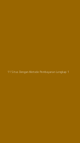 Tampilan Antarmuka Aplikasi 11 Situs Dengan Metode Pembayaran Lengkap - 1