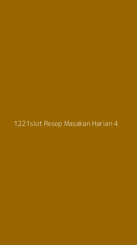 Tampilan Antarmuka Aplikasi 1221slot Resep Masakan Harian - 4