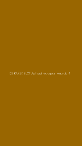 Tampilan Antarmuka Aplikasi 123 Kakek Slot Aplikasi Kebugaran Android - 4