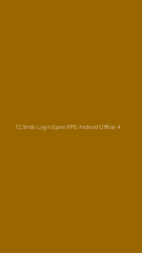 Tampilan Antarmuka Aplikasi 123indo Login Game Rpg Android Offline - 4