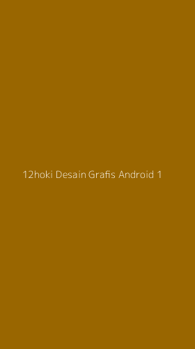 Tampilan Antarmuka Aplikasi 12hoki Desain Grafis Android - 1